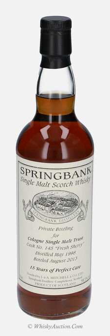 Springbank cologne single malt trust